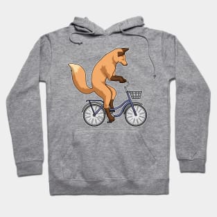 Fox with Bicycle Hoodie